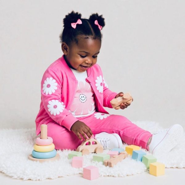 Printed Sunflower Toddler Set
